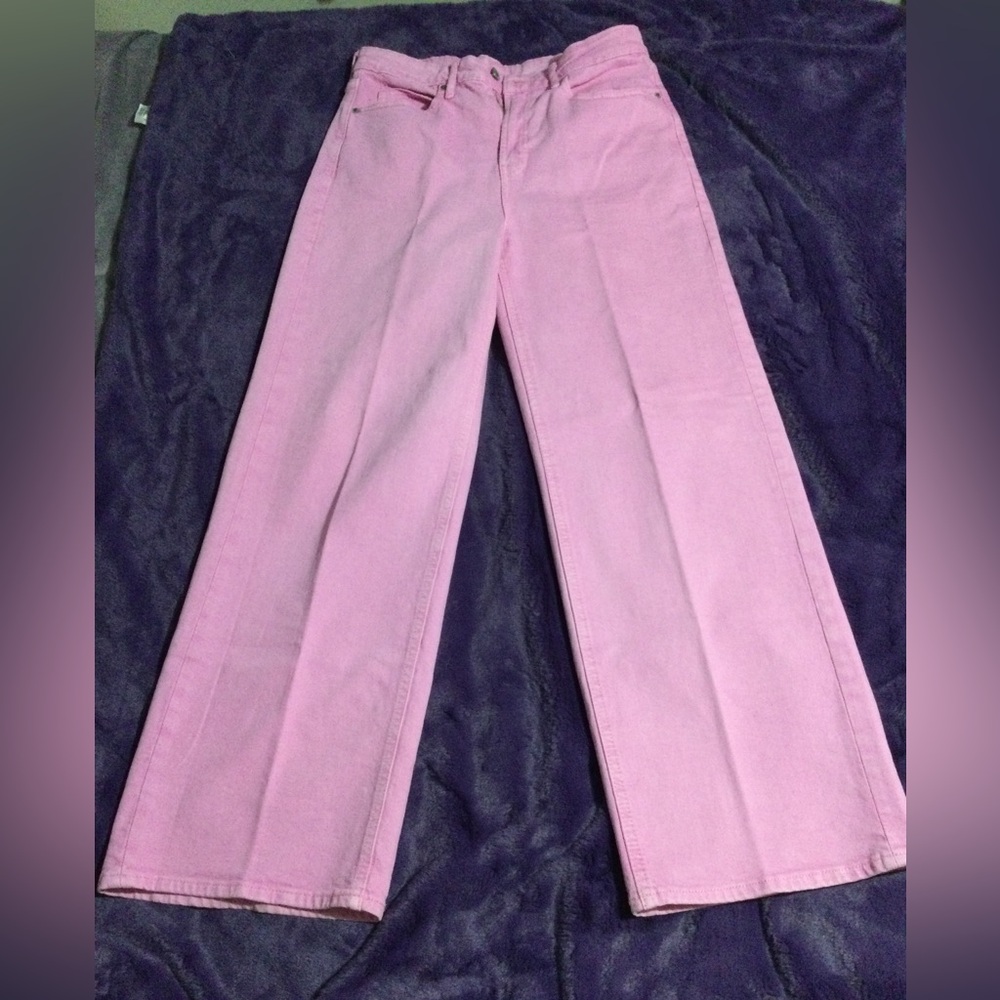 Old Navy Women's Extra High-Rise Sky-Hi Wide Leg Jeans Like New 👖